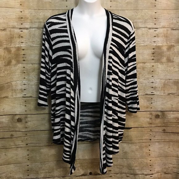 white cardigan size 22
